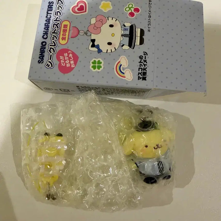 [BUNJANG] Sanrio Original Gakuen Kirameki Secret Figure Strap Pom Pom Purin / 산리오 오리지널 학원 키라메키 시크릿 피규어 스트랩 폼폼푸린