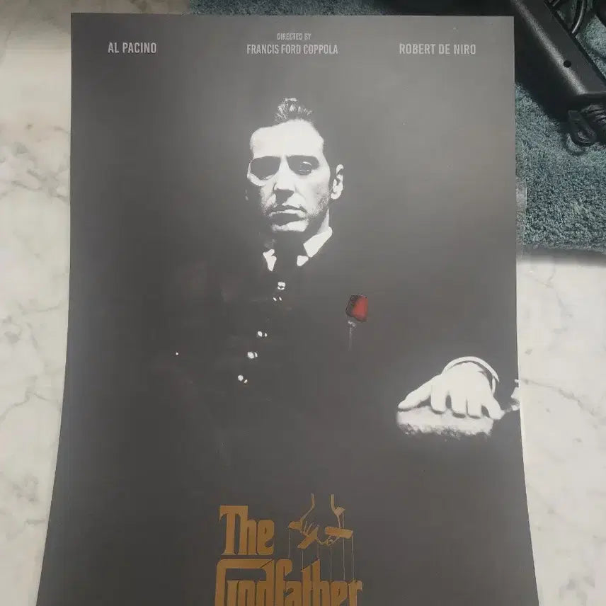 [BUNJANG] The Godfather Part II Rose Black Poster / 최저가) [희귀소장품] 롯데시네마 대부 2 로즈 블랙 포스터