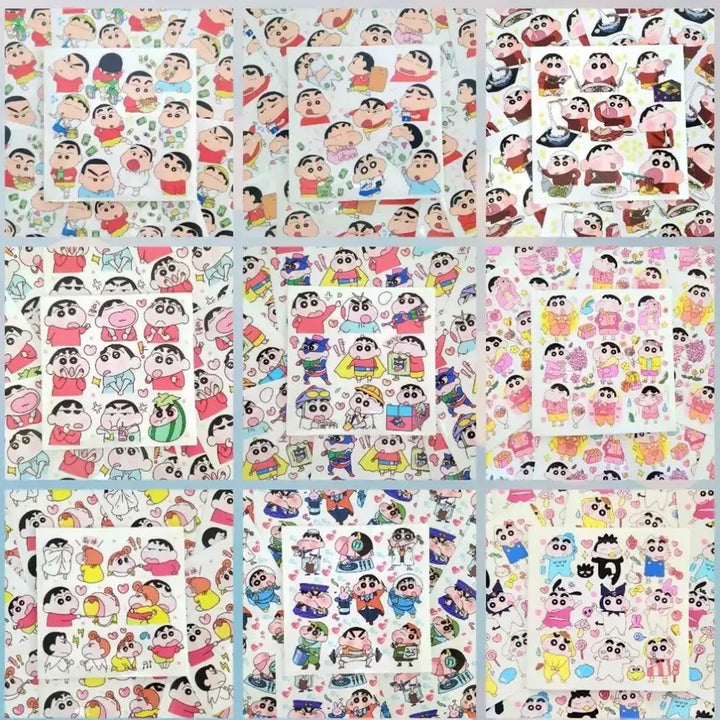 [BUNJANG] Crayon Shin-chan, My Neighbor Totoro, Studio Ghibli, Ponyo Stickers (Transparent) / [실물최강]짱구인스 토토로인스 지브리인스 포뇨인스 다꾸