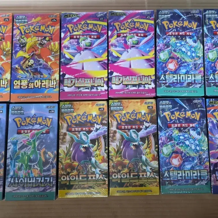 [BUNJANG] Pokemon Card Game Packs Bundle Set / 포켓몬 카드 12박스 일괄 판매해요