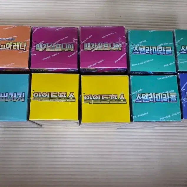 [BUNJANG] Pokemon Card Game Packs Bundle Set / 포켓몬 카드 12박스 일괄 판매해요