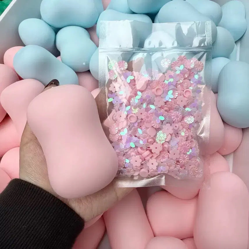 [BUNJANG] Bosong Pink Soap Slime / 보송 핑크 비누 슬랑이