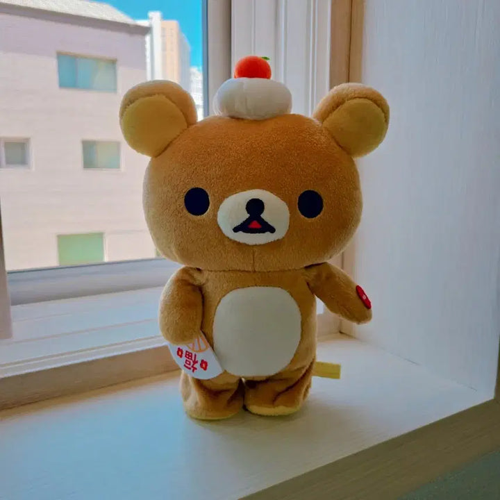 [BUNJANG] 2012 Rilakkuma Dokodoko Orange Dango Articulated Doll + Korilakkuma Heart Balloon Doll Bundle / 2012 리락쿠마 오렌지당고 도코도코 관절인형(작동O)+코리락하트풍선인형