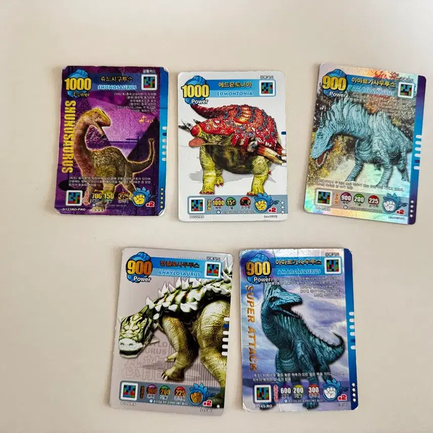 [BUNJANG] Dino King Card Set - 80 Cards Total / 공룡왕카드 레어카드 포함 80장 일괄 판매합니다.