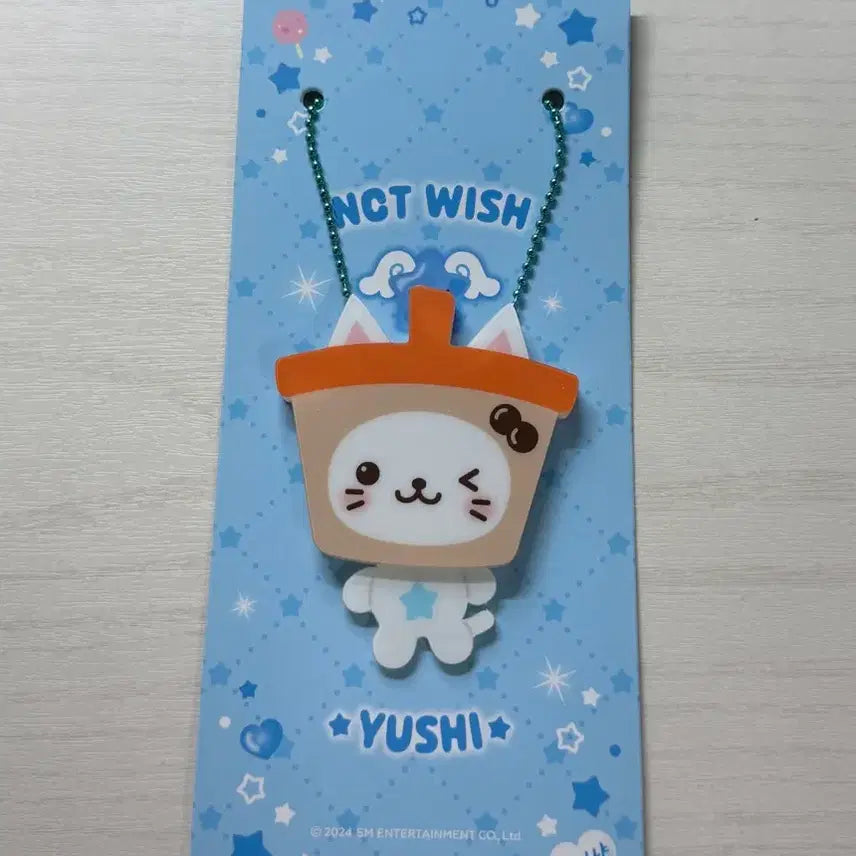 [BUNJANG] NCT WISH Yushi Bubble Cat Acrylic Keyring / 엔시티위시 유우시 버블냥 아크릴 키링