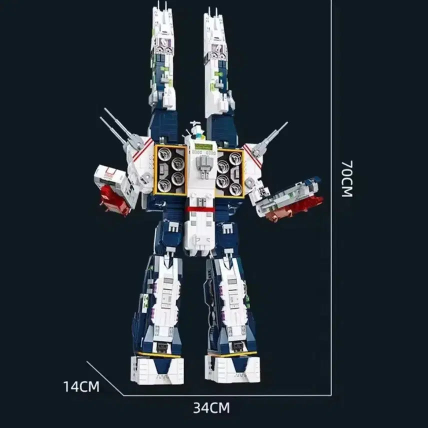 [BUNJANG] Super Dimension Fortress Macross SDF-1 Large Block Model Kit / 초시공 요새 마크로스 SDF-1 대형 블럭