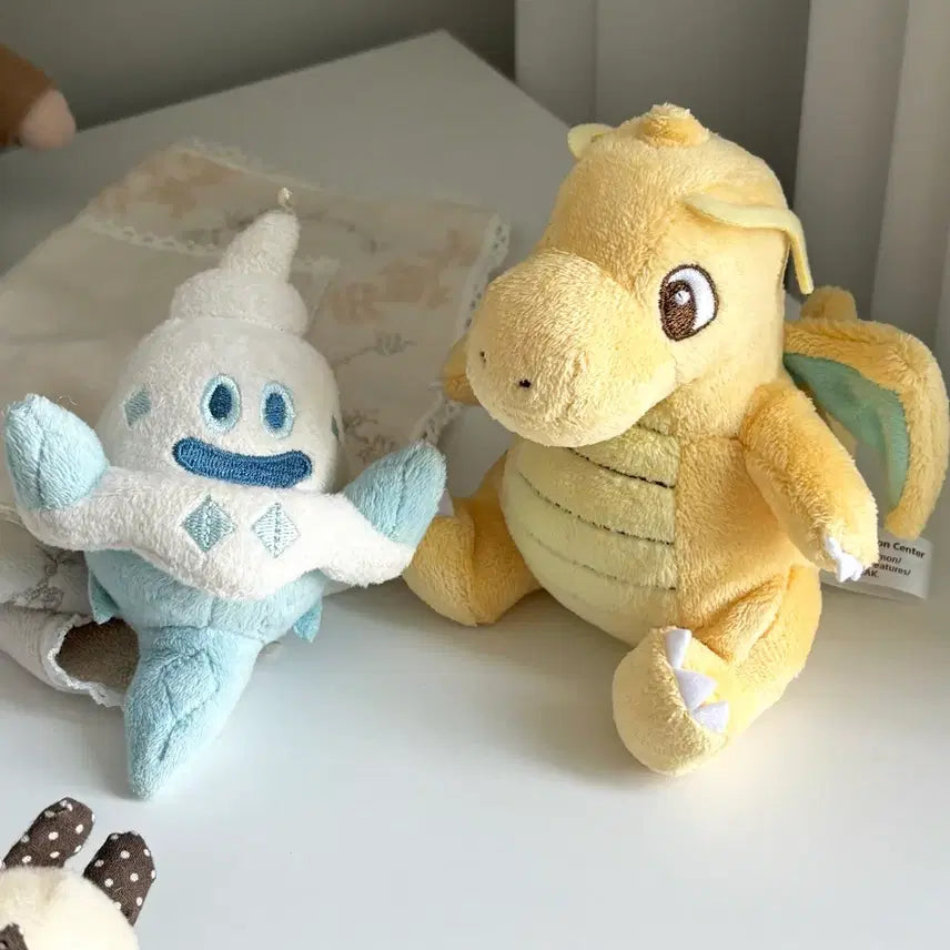 [BUNJANG] Pokemon Canvas Vanillish Dragonite Plush / 포켓몬 포켓몬스터 고전 바닐리치 망나뇽 캔버스 인형