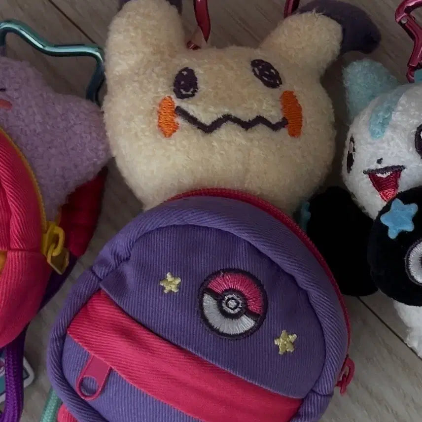 [BUNJANG] Pokemon Ditto Playground Midnight Accu Mascot Keyring Plush / 포켓몬 메타몽 놀이터 팝업 미드나잇 따라큐 마스코트 키링 인형