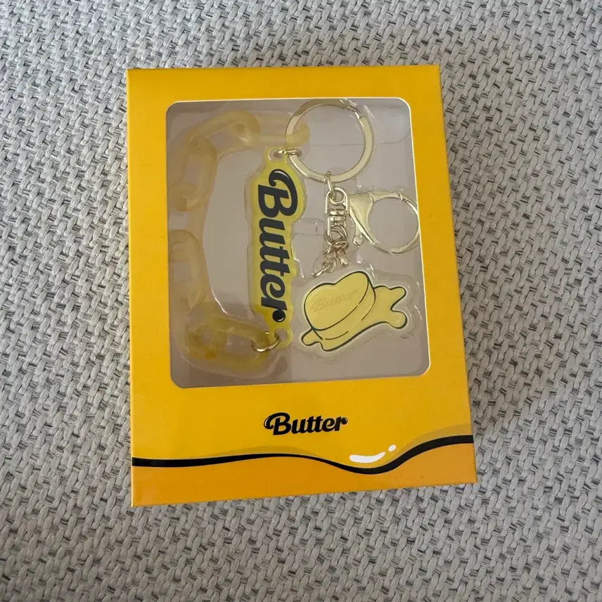 [BUNJANG] BTS Butter Album Keyring (Sealed) / BTS 버터 키링 미개봉 새상품