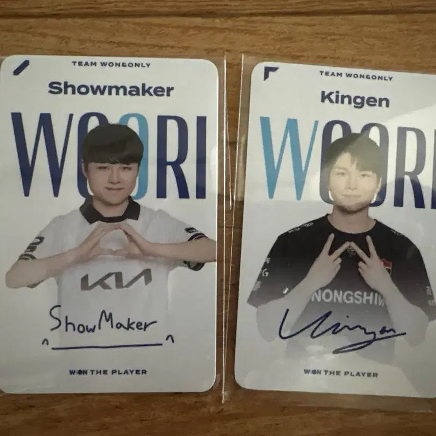 [BUNJANG] LCK Banking Shoemaker Kingen Photocard / LCK 우리은행 포카 쇼메이커 킹겐 양도합니다