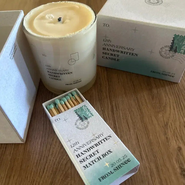 [BUNJANG] SHINee 12th Anniversary Taemin Version Candle &amp; Match Set / 샤이니 12주년 기념 캔들 성냥 세트 태민 버전