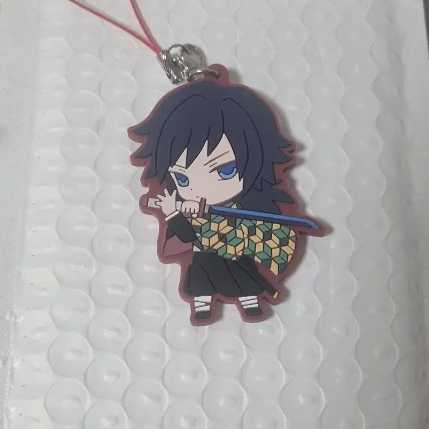 [BUNJANG] Demon Slayer Tomioka Giyu Rubber Charm / 귀멸의 칼날 토미오카 기유 고무키링