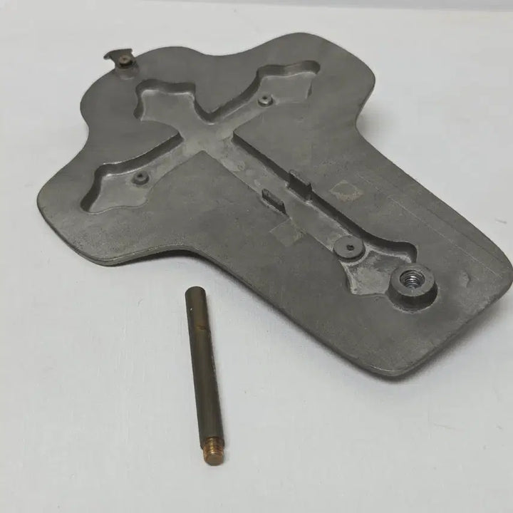 [BUNJANG] 1980s Italian Antique Crucifix Brass Cast Metal Cross / 이탈리아 앤틱 십자가 황동 주물 금속 십자가
