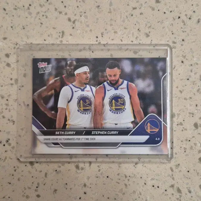[BUNJANG] Topps Now Steph Curry &amp; Klay Thompson "Splash Brothers" Card / (탑스나우)커리 형제 244