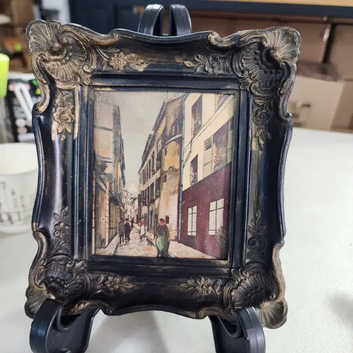 [BUNJANG] Vintage USA Plastic Frame Print 17cm x 15.5cm / USA 오래된 프라스틱 액자 17cmX15.5cm 15000원 프린트