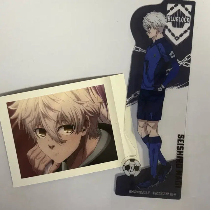 [BUNJANG] Blue Lock Seishiro Nagi Pasa &amp; Bookmark Set / 블루록 나기 세이시로 파샤 북클립 책갈피