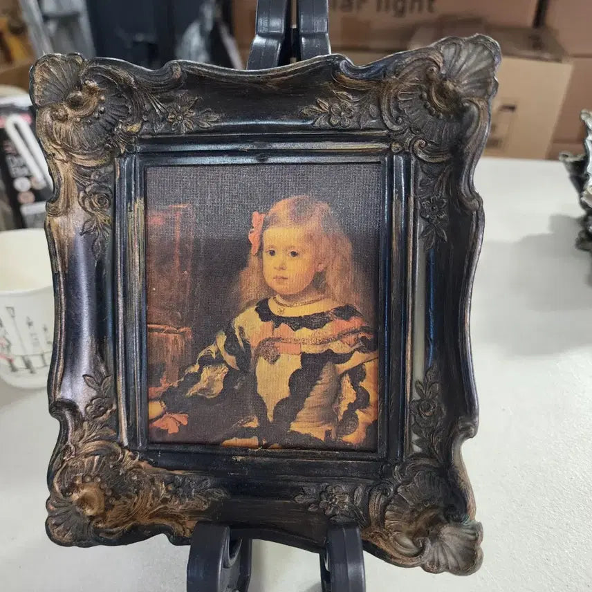 [BUNJANG] Vintage USA Plastic Frame 17cm x 15.5cm Print / USA 오래된 프라스틱 액자 17cmX15.5cm 15000원 프린트