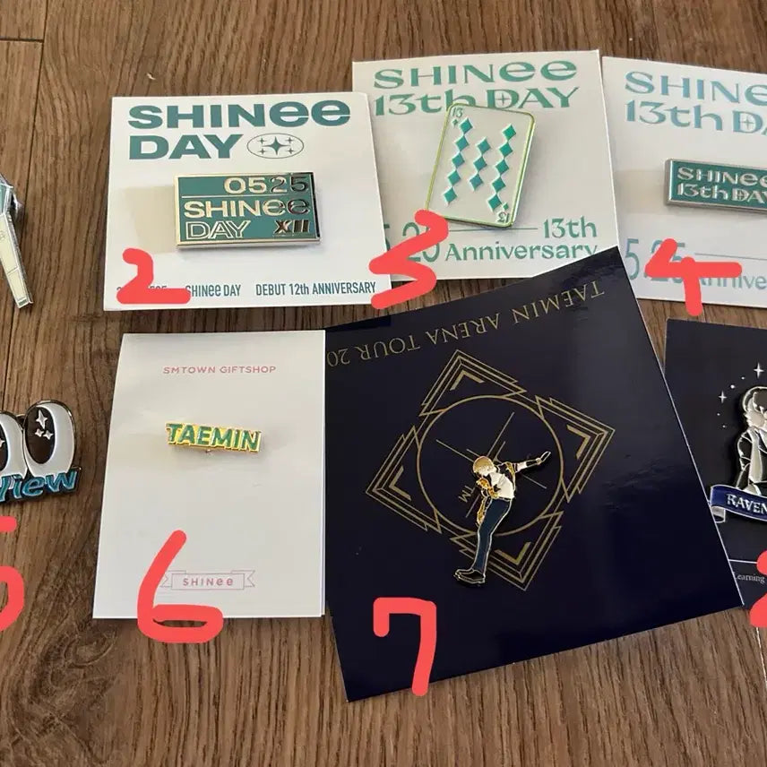 [BUNJANG] SHINee Taemin Badge Bundle Set / 샤이니 태민 뱃지