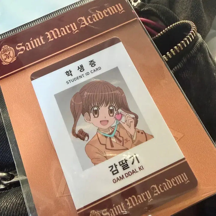 [BUNJANG] Dreaming Party Sweet Strawberry Student ID Card (Unsealed) / 꿈빛파티시엘 감딸기 학생증 미개봉 새상품