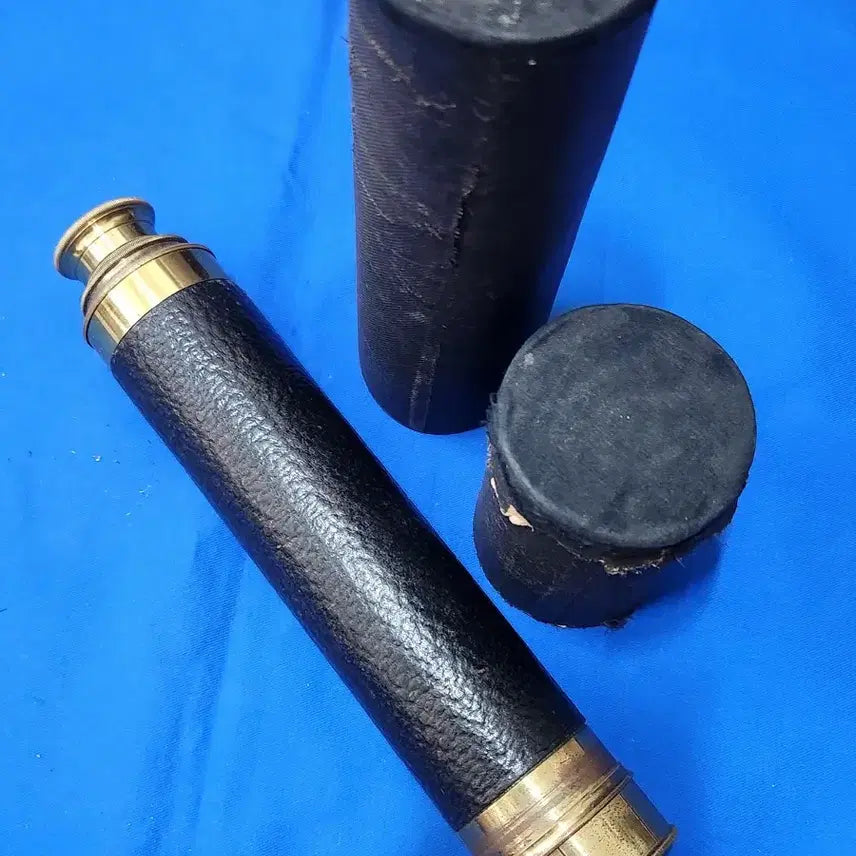 [BUNJANG] Antique French 4-Stage Brass Telescope / 골동품 프랑스제 4단 황동 망원경