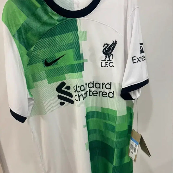 [BUNJANG] Liverpool 23-24 Away Mohamed Salah Jersey / 23-24 리버풀 어웨이 살라 택달린 새제품