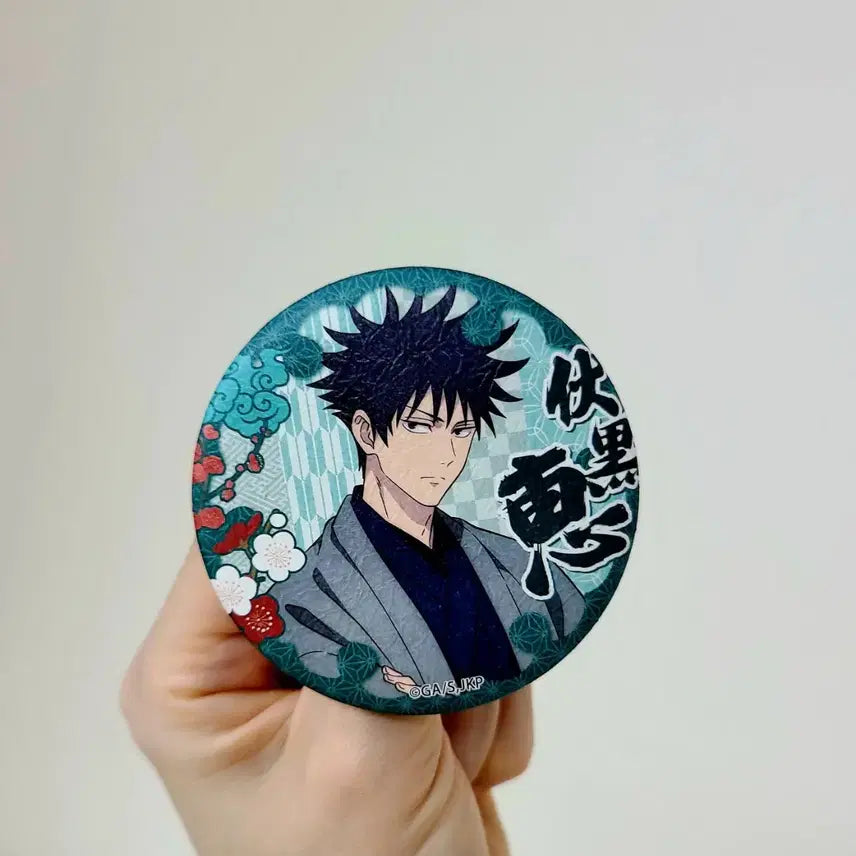 [BUNJANG] Jujutsu Kaisen Megumi Can Badge / 주술회전 쥬쥬탐방 캔뱃지 메구미 미사용 새상품