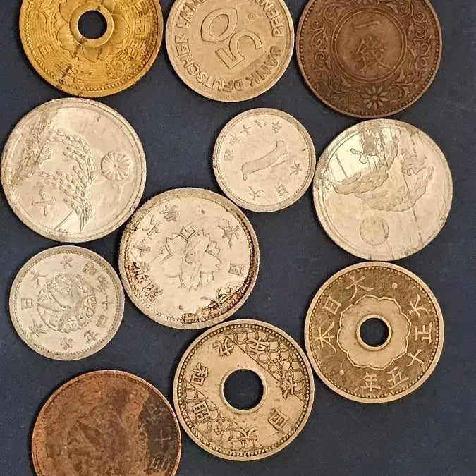 [BUNJANG] Collection of Various Old Japanese Coins / 다양한 옛날 일본 엽전 동전 모음