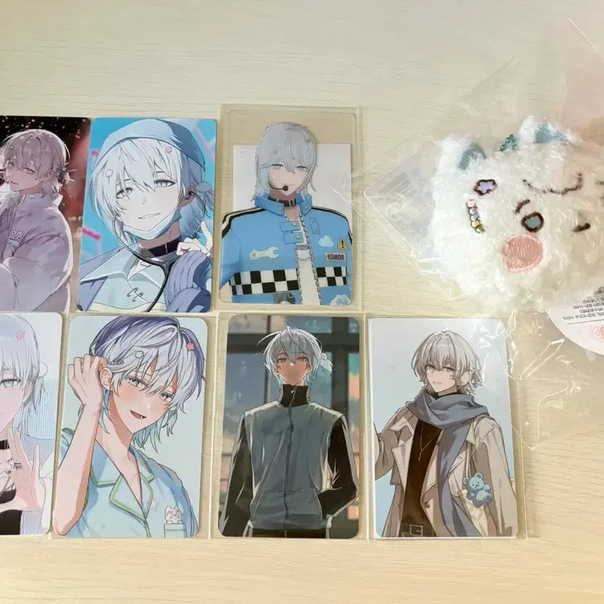 [BUNJANG] SCOSHISM ERO CLOUD Bundle Set Photocard &amp; Ziptop Plush Keychain / 스코시즘 이로 클라우드 일괄양도 포토카드, 짚톡봉제키링