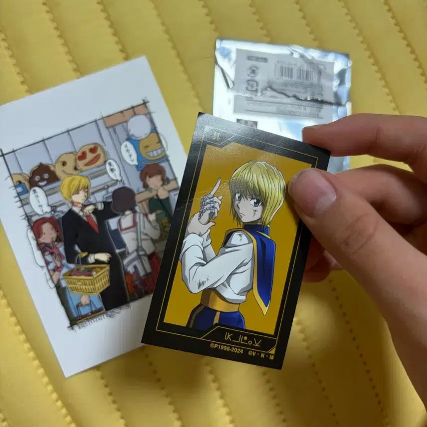 [BUNJANG] Hunter x Hunter Kurapika Jump Shop Trading Card Set / 크라피카 프박 카드 포카 점프샵 세트