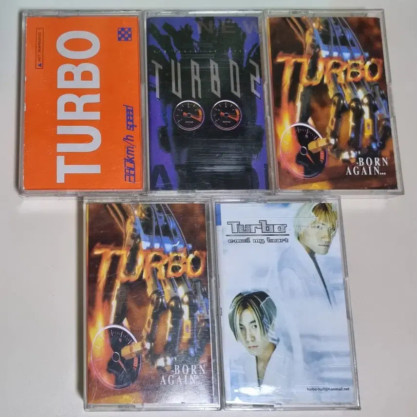 [BUNJANG] Turbo 1-5th Album Cassette Tape Set / 터보 1-5집(카세트테이프)