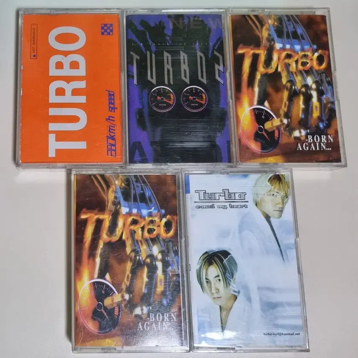 [BUNJANG] Turbo 1-5th Album Cassette Tape Set / 터보 1-5집(카세트테이프)