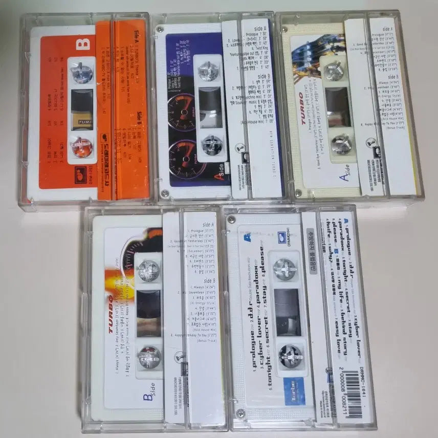 [BUNJANG] Turbo 1-5th Album Cassette Tape Set / 터보 1-5집(카세트테이프)
