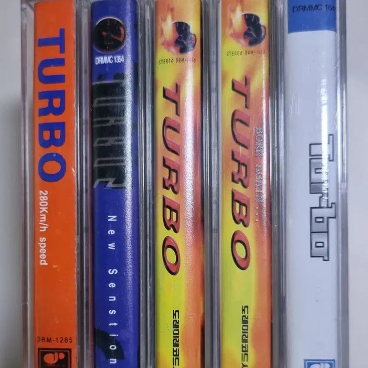 [BUNJANG] Turbo 1-5th Album Cassette Tape Set / 터보 1-5집(카세트테이프)