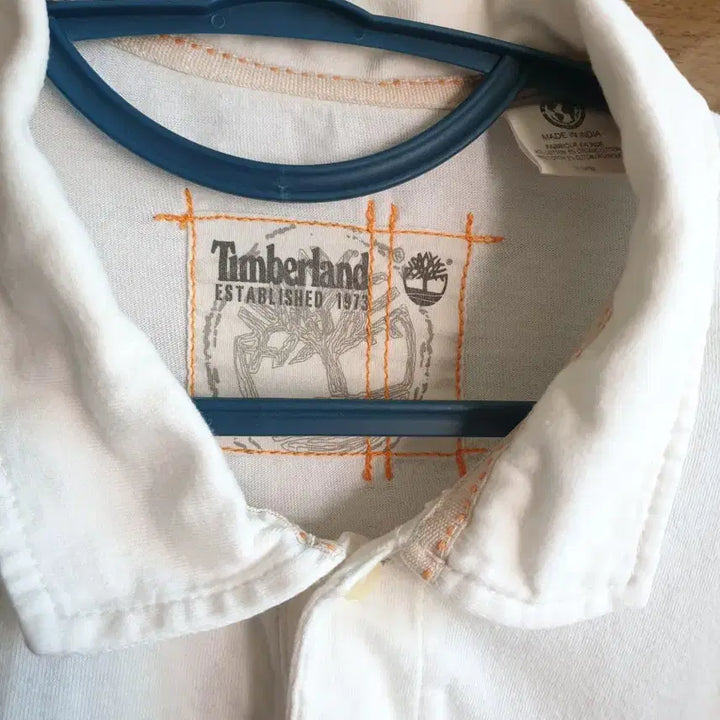 [BUNJANG] Timberland Striped Collar T-Shirt / 팀버랜드 스트라이프 카라티