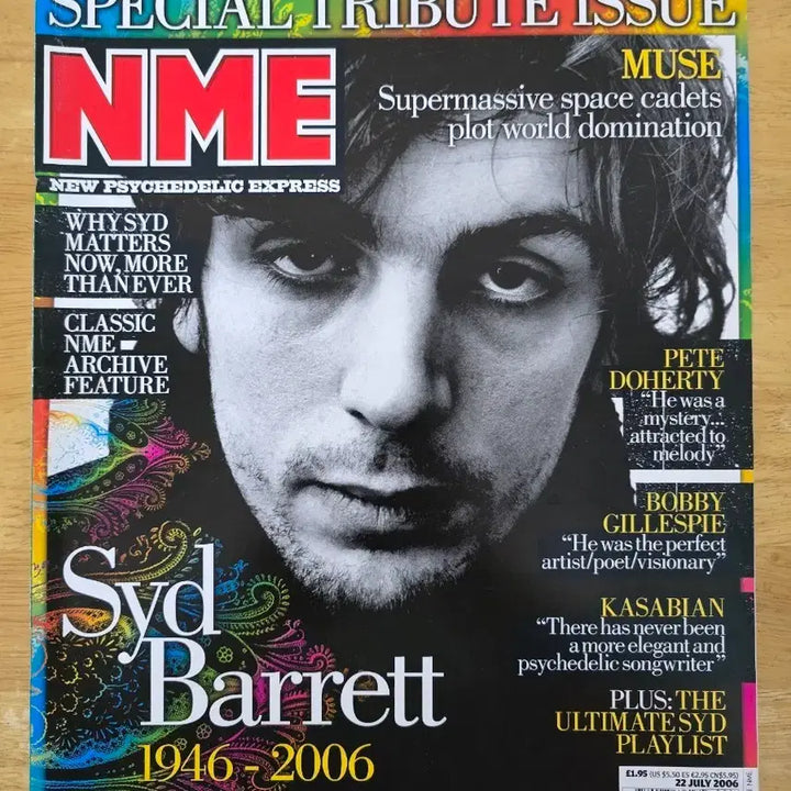 [BUNJANG] NME Magazine Syd Barrett / 매거진 Syd Barrett 시드 배럿 NME 매거진