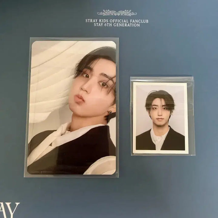[BUNJANG] Stray Kids STAY 6th Generation Membership Kit Han Jisung Photocard &amp; Double-Sided Photo / 스트레이키즈 스테이 6기 키트 한지성 포카+양면증사