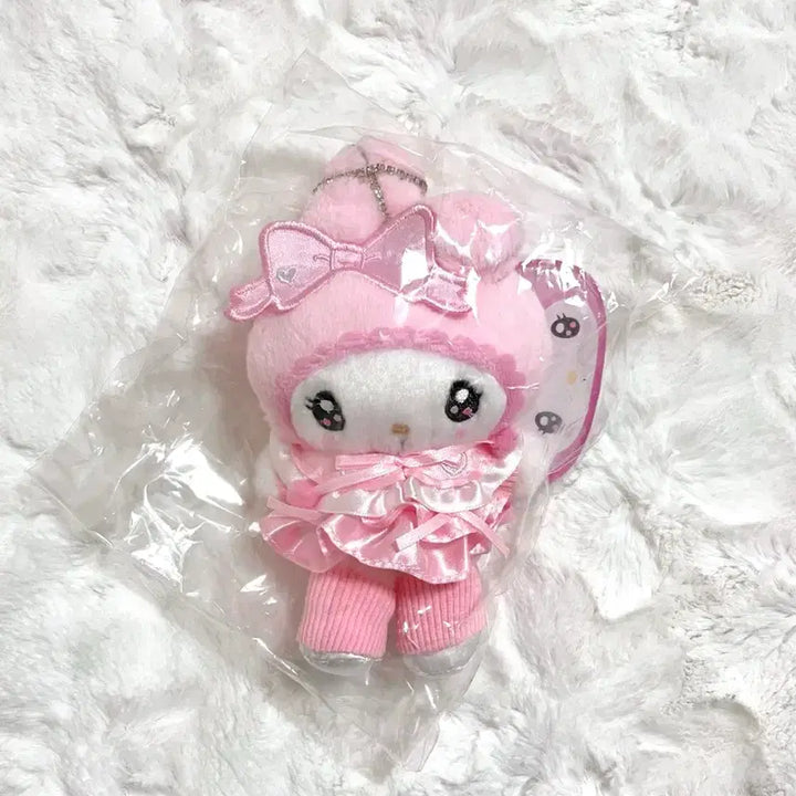 [BUNJANG] Sanrio My Melody Twin Idol Mascot Doll Keychain Holder (Sealed) / 미개봉)쇼비도 마이멜로디 트윈아이돌 마스코트 인형 키링 홀더 산리오 마멜