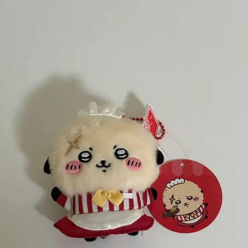[BUNJANG] Racco Restaurant Plush Keychain / 랏코 레스토랑 키링
