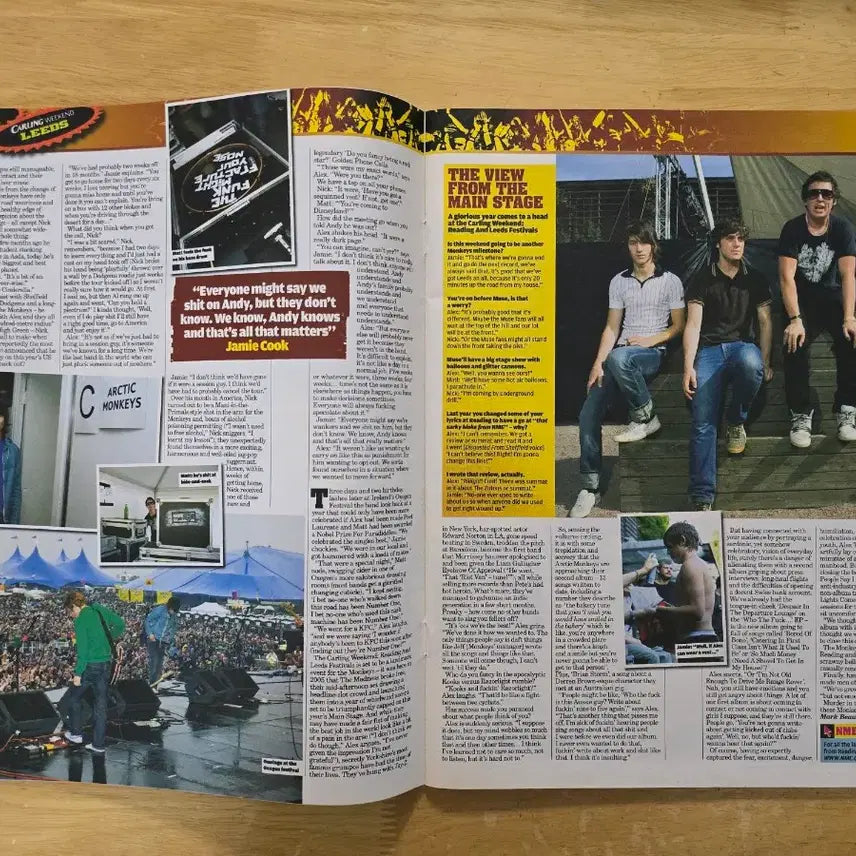 [BUNJANG] Arctic Monkeys NME Magazine August 2006 / 매거진 Arctic Monkeys 아틱 몽키즈 NME 매거진