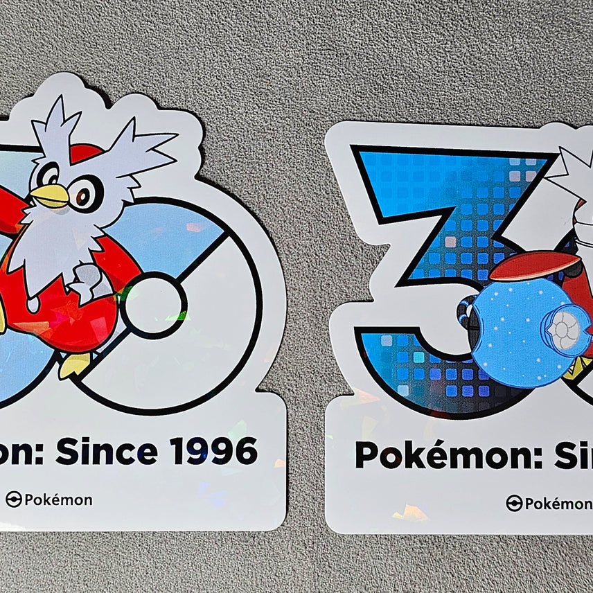 [BUNJANG] Pokemon 30th Anniversary Sticker Deliverd Item / 포켓몬스터 30주년 스티커 딜리버드 무쇠보따리