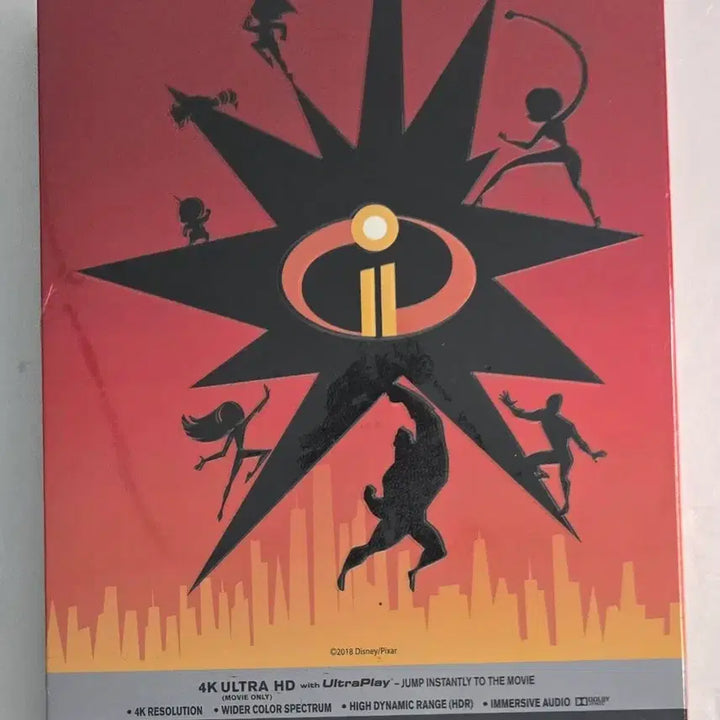 [BUNJANG] The Incredibles 2 Blu-ray 4K UHD + 3D + 2D First Press Limited Edition (Unsealed) / 인크레더블 2 블루레이 초회 한정판 (4K UHD +3D+2D 미개봉)