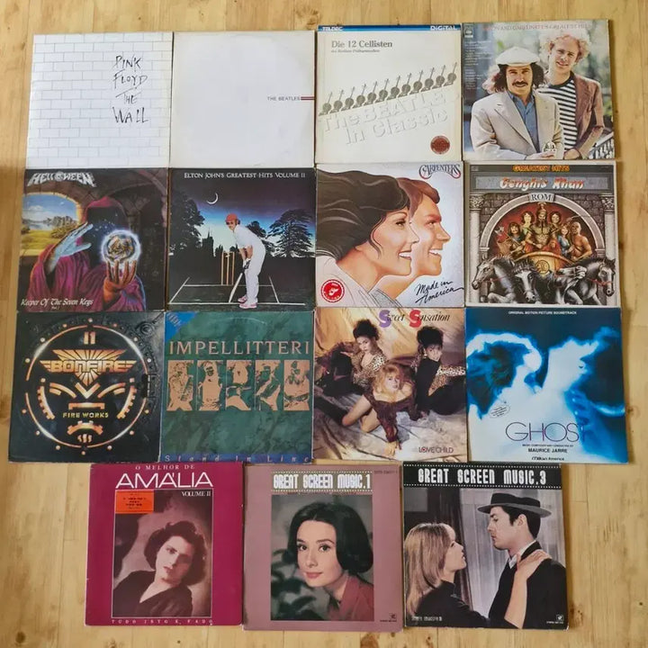 [BUNJANG] 1980s Pop Music LP Vinyl Records Bundle (15 Albums) / 80년대 팝송외 LP 레코드판