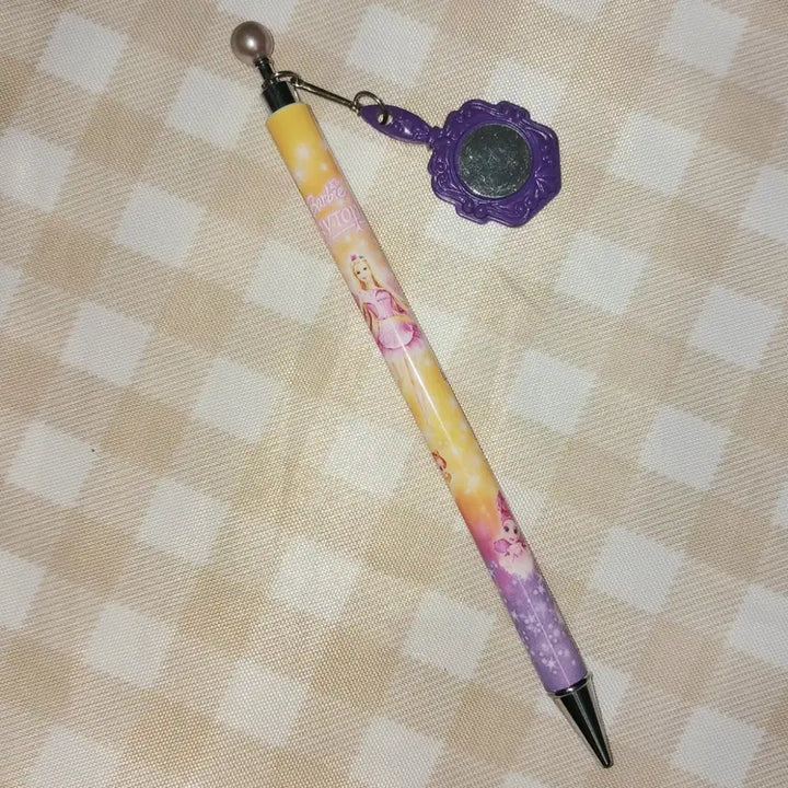 [BUNJANG] Barbie Fairytopia Mirror Charm Mechanical Pencil / 바비 Barbie 페어리토피아 거울 참 샤프 고전문구