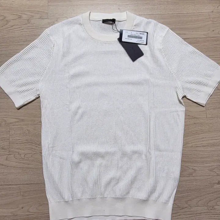 [BUNJANG] JILLSTUART NEW YORK Rib Texture Crewneck Knit Ivory L / 질스튜어트뉴욕 리브 텍스쳐 크루넥 니트 L 103 정가 28만원 아이보리