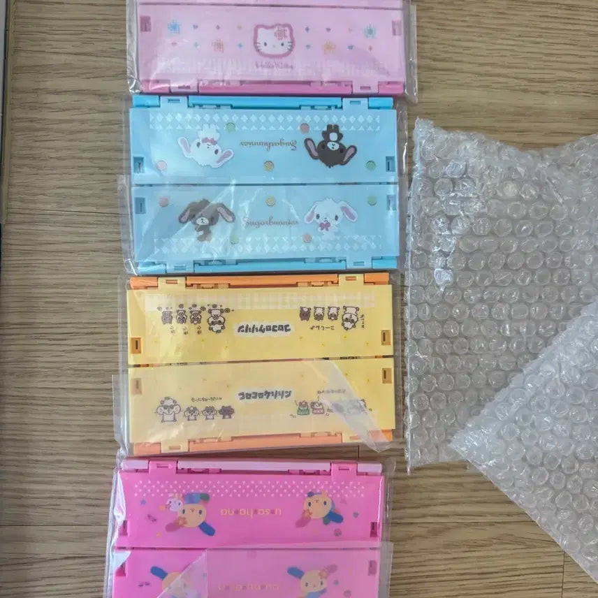 [BUNJANG] Sanrio Mini Folding Container Full Set / 반다이 산리오 접이식 컨네이너 가챠 풀세트 (우사하나 키티 등)