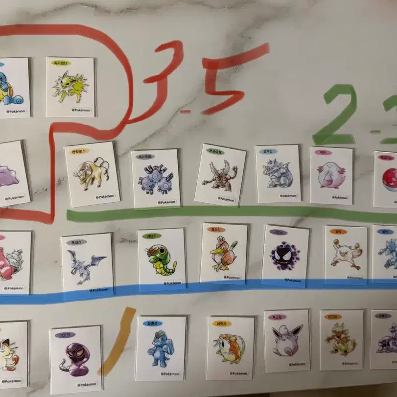 [BUNJANG] Pokemon 30th Anniversary Stickeroo Artwork / 포켓몬 30주년 띠부씰 아트웍