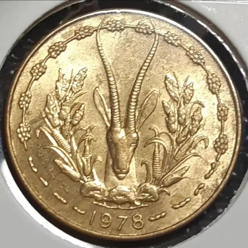 [BUNJANG] West African States 1978 10 Francs Uncirculated Coin / 극희귀 서아프리카연합 미사용 1978년 10프랑.외국주화 주화 화폐 동전