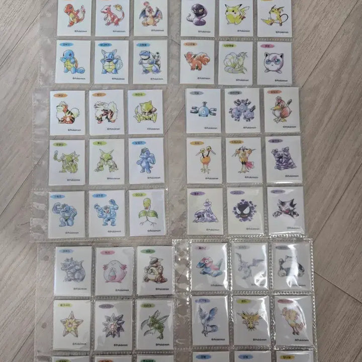 [BUNJANG] Pokemon Artwork Tteoboo Seal Collection (100 Types) / 포켓몬 아트워크 띠부씰 100종 판매