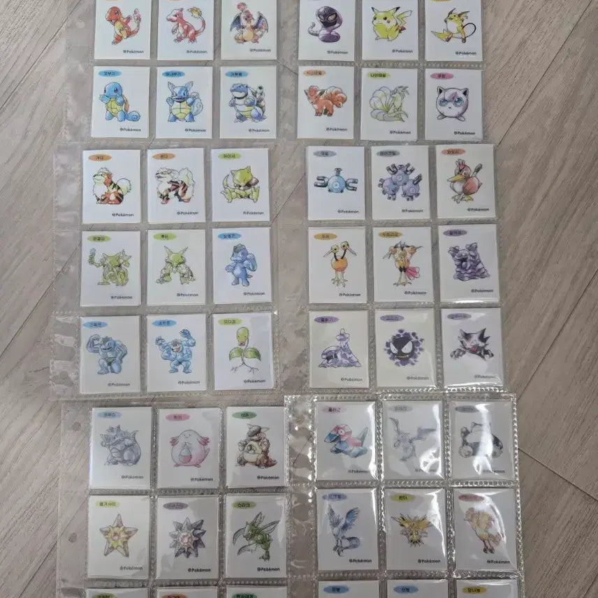 [BUNJANG] Pokemon Artwork Tteoboo Seal Collection (100 Types) / 포켓몬 아트워크 띠부씰 100종 판매