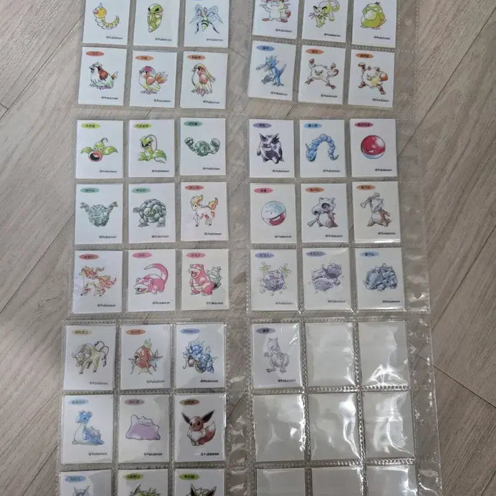 [BUNJANG] Pokemon Artwork Tteoboo Seal Collection (100 Types) / 포켓몬 아트워크 띠부씰 100종 판매